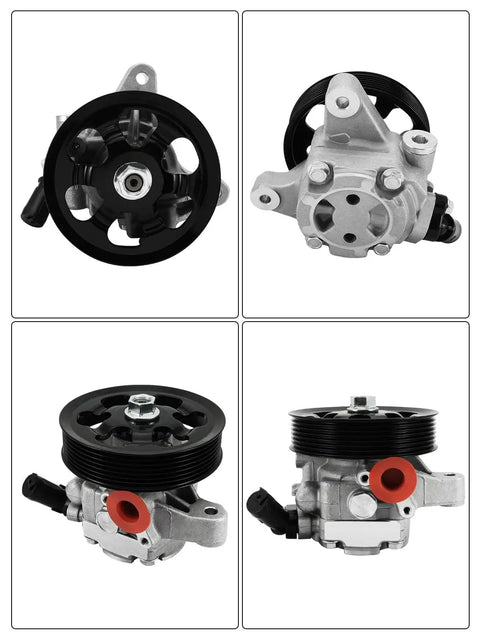 Power Steering Pump With Pulley For Honda CRV 2002 2005 2011 Accord 2006 2007 Element 2006 2011 Acura RDX 2007 2012 TSX 2006 2008 RSX 2002 2006 2.0L 2.3L 2.4L