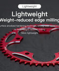 130BCD Chainring CNC Machined 7075 T6 Aluminum Narrow Wide Chainring For Road Bikes 38T To 60T Options 8 To 12 Speed