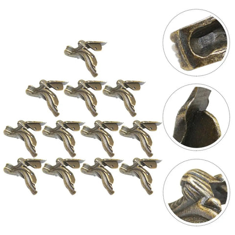 12 Pack Zinc Alloy Furniture Support Feet For Sofas And Cabinets Classic Dope Decorative Legs For Heightening And Stabilizing Durable