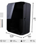 Heavy Duty Cold Rolled Steel Electrical Enclosure Built Tough For Outdoor EV Charger Boxes, 27.5in x 19.6in x 9.8in, with secure lock.