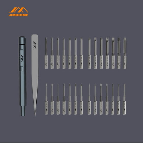 Snap To Go 30 Piece Precision Screwdriver Set With Magnetic Tweezers And Bits For Electronics PC Laptop Tablet Repair DIY Kit