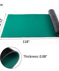 ESD Soldering Mat Roll 23.6 by 118 Inches Rubber Workbench Pad 0.08 Inch Thick Anti Static Heat Resistant Oil and Solvent Safe