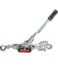 5 Ton Dual Gear Power Puller With 3 Hooks Heavy Duty Steel Cable Come Along Winch Hand Winch for Automotive Hoists and Industrial Lifting