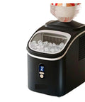 Countertop Ice Maker With Handle Delivers Chewable Nugget Ice In Six Minutes Or Less Portable Compact Build for party use.