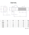 Grab These High Grade 304 Stainless Steel T-Slot Bolts For Woodworking And DIY Projects With Truss Head Machine Screws specifications chart