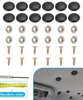 Set Of 12 Premium Black Leather Snap Upholstery Buttons For Tufting Sofas And Car Seats Features A Tight Three Quarter Inch Fit To Level Up Your Furniture Fix Game With Top Tier Build And Slick Finish, showing buttons and tools.