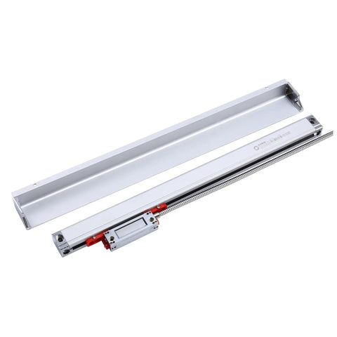 0.001mm Linear Glass Scale KA Series 70 To 420mm Travel With TTL 1um Optical Encoder Sensor Ruler For Grinders Mills Lathes And CNC Machines A Pro Grade Precision Measuring Tool For Accurate Positioning In Industrial Machining, silver linear scale with cable