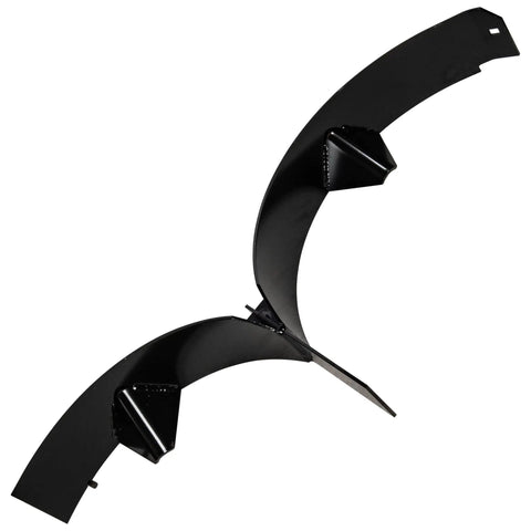 Close-up of Premium Mulch Kit For QZE502 Zero Turn Rider Part 142-6242, heavy duty metal accessory.