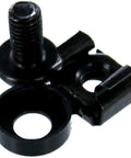 Dead Simple M6 Cage Nuts And Screws With Nylon Washers Snap In Place For Rack Mount Server Cabinets Quick Setup Hardware Pro Level Kit, close-up view.