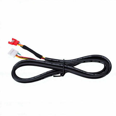 Plug And Play Electric Scooter Cable Harness Rubber Copper Power Cable For Stable Transmission Replacement Get You Back On The Road Fits Huanxi X7 Daily Commuting And Easy Install, coiled view.