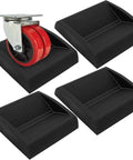 Bed Stoppers And Furniture Cups Set Four Pack 3 Inch By 3 Inch Heavy Duty Premium Silicone Caster Cups To Guard Floors From Scratches
