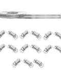 Heavy Duty Stainless Steel Hose Clamp Roll With Adjustable Cut To Fit Strap Design For Water Hoses And Vents Plus Sturdy Metal Clamp Kit Perfect For Damp Environments And High Pressure Seals That Actually Hold Tight., stainless clamp roll and hose clamps set