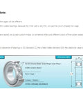 Top Grade Mr105 3NC Hybrid Ceramic Bearings For Industrial Motors And Spindles Featuring Abrasive Resistant Si3N4 Balls displayed with specifications.