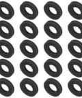 M3 Rubber Flat Washer 6mm OD 3mm ID 1mm Thick Anti Vibration Gasket for RC Flight Controllers And Drones Black Pack Of 20
