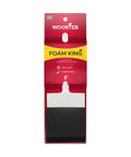 Deluxe Chiseled 3 Inch Paint Brush With Thick Polyurethane Foam For A Smooth No Brush Marks Finish White Handle Packaging