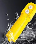 Crane Hoist Control Push Button Switch With 30UF Capacitor, 220V-380V Dual Voltage, IP55 Weather Resistant Pro-Grade ABS Pendant, Ergonomic Up Down Operation For Smooth, Safe Electric Hoist Lifting And Precise Traction. Yellow ABS pendant switch with up and down buttons