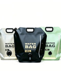 Heavy Duty Portable Camping Water Bag With Spigot For Outdoor Drinking, 5L 8L 10L Options, Black Green Gray