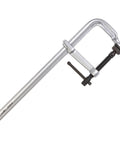 Heavy Duty F Clamp With 16 Inch Opening, Four And Three Quarters Inch Throat, 2660 Lb Clamping Force, Durable Drop Forged Arm