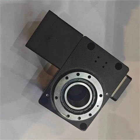 Pro Grade Hollow Rotary Table For Milling Machines Featuring Dead Accurate Spinning Shafts And Zero Slop Precision Fit view from above showing bearing assembly.