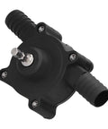 Heavy Duty Electric Drill Oil Pump for Fast Water Transfer, black plastic shank, versatile for various fluid transfers.