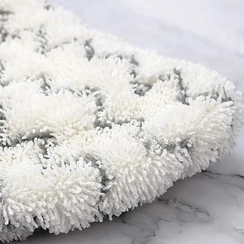 Close-up of scrubbing strip steam mop pad from 10 Pack Steam Mop Pads Replacement for Bissell PowerFresh Steam Mop 1940 1440 1806 Series Washable Cleaning Pads Fits Part 5938 and 2032633 for Durable Reusable Floor Cleaning.