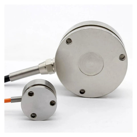 Planar Diaphragm Load Cell Sensor For Electronic Scales 10kg To 200kg High Precision Pro Grade Lab Quality Weight Sensor shown in metal housing
