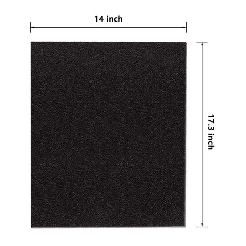 14x17.3 inch filter from 9 Pack Replacement HEPA Filters For HPA Series Air Purifiers Including HPA300 HPA304 HPA8350 HPA5300 With HRFR3 And AP1 Pre Filters Easy Swap Kit For Clean Fresh Air