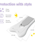 Easy Install Baby Proof Cabinet Locks For Cabinets And Drawers Sliding Door Lock Latches For Babies No Drill Tape On Safe White Set Of Four