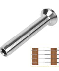 Railing Screws Kit Ten Pack For Cable Railings Flat Head Swage Stemballs for Wood and Metal Posts Installation Detail