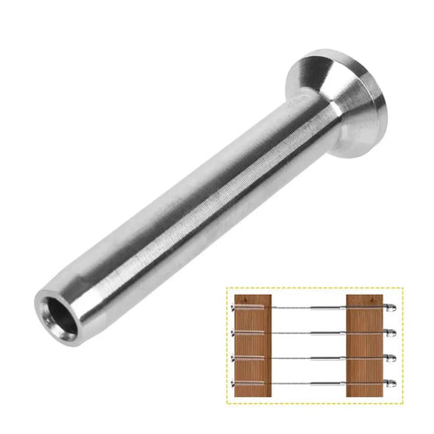 Railing Screws Kit Ten Pack For Cable Railings Flat Head Swage Stemballs for Wood and Metal Posts Installation Detail