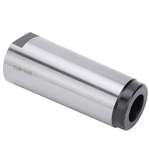 Steel Taper Drill Sleeve Reducing Adapter For Lathe And Milling Machines High Precision CNC Fixture Accessory MT3 MT5 Heavy Duty Long Life Durable Tooling Upgrade For Pro Machinists Beefed Up Setup, MT5 steel taper sleeve