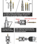 User manual for Pro Grade Carbide Tipped Hole Saw Kit 4-1/2 Inch Cutter With Two Titanium-Plated Pilot Bits For Metal Wood Plastic Stainless Steel Iron, 1 Inch Cutting Depth, 10mm Shank, Built Tough For Real World Drilling.