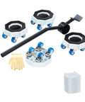 Heavy Duty Furniture Mover Set With Wheels To Slide Couches, Fridges, And Washing Machines Effortlessly Across Wood Floors And Carpets For Any Tough Moving Job Without A Struggle, featuring sliders, handle, gloves.