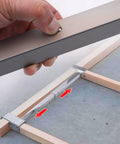 FytStycale Heavy Duty Adjustable Angle Corner Clamp For Carpentry Framing Jig, 16 To 24 Inches, Easy Grip Telescopic Tool in use.