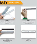Step-by-step installation of Three Pack Battery Operated LED Motion Sensor Night Lights Stick On For Closet Cabinets Stairs Kitchen Hallway