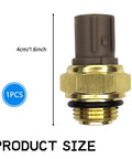 Dead Simple Plug And Play Coolant Temperature Sensor For Honda Accord Civic CRV Direct Fan Switch Replacement, 4cm size.
