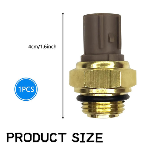 Dead Simple Plug And Play Coolant Temperature Sensor For Honda Accord Civic CRV Direct Fan Switch Replacement, 4cm size.