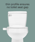 Toilet with FreshSpa Thinline Precision Bidet Attachment, ultra slim 0.2 inch, adjustable water pressure, side arm control