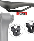 Durable 7x9mm Seat Post Clamp For Road And Mountain Bikes With Quick Install Screws Slim Seat Tube Clip Delivers Tight Secure Fit