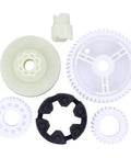 Pair Of Power Window Regulator Gear Lift Repair Kits For Mazda RX 8 2004 2011 CX 9 2008 2015 CX 7 2007 2012 Mazda 6 2003 2008 5 2006 2015 3 2004 2009 Replacement Parts Two Pack Perfect For Your Ride, showing gear components and connectors
