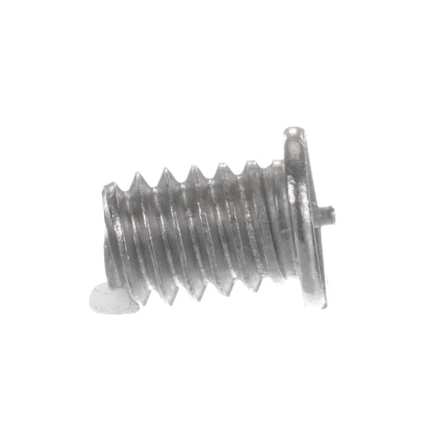 1/4-20 By 1/2 Inch Type 18-8 Stainless Steel CD Weld Stud side view with detailed threading for sheet metal fastening.