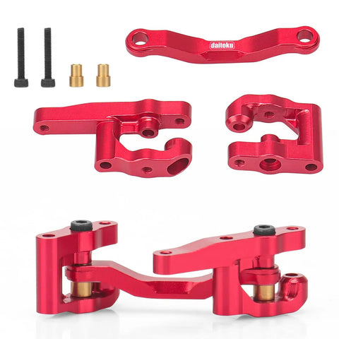 Beefed Up Aluminum RC Steering Upgrade Kit For 1 By 18 Arrma Granite Typhon GROM 1 By 16 Mojave GROM And 1 By 12 Losi Nascar RC Cars
