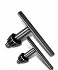Rock Solid Heavy Duty Drill Press Chuck Key Wrench Set With 3/8 And 1/2 Inch Replacement Keys Forged From Rugged Carbon Steel.