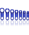 7 Piece Fuel Line Disconnect Tool Set With 1/4 5/16 3/8 1/2 5/8 3/4 7/8 Inch Openings, Quick Disconnect Kit For Ford GM Chrysler Mazda