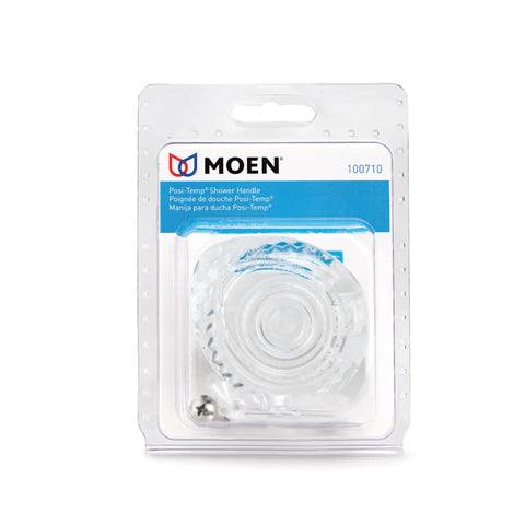 Moen Posi-Temp Tub And Shower Faucet Handle Replacement Kit For A Quick No Fuss Fix Chrome Finish in packaging