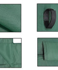 Replacement Swing Canopy For 2 To 3 Seater Swing Waterproof UV Resistant Fabric Made From 210D Cloth details and stitching.