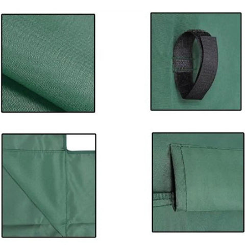 Replacement Swing Canopy For 2 To 3 Seater Swing Waterproof UV Resistant Fabric Made From 210D Cloth details and stitching.