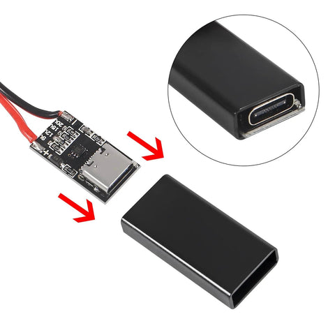Five Pack USB C PD Trigger Board With QC Support PD2.0 PD3.0 5V 9V 12V 15V 20V Output Fixed Voltage Power Module Up To 100W 5A With Housing