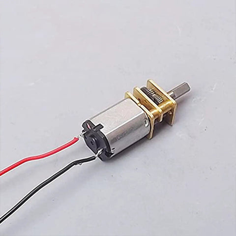 Single motor from Six-Pack Mini N20 Gear Motors, 3V To 6V DC High Torque Micro Motors With Full Metal Gearbox For DIY Robots