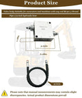 Hydraulic Pump Spare Kit With Cushion Valve For Mini Excavator, Fully Assembled and Ready To Install, showing dimensions